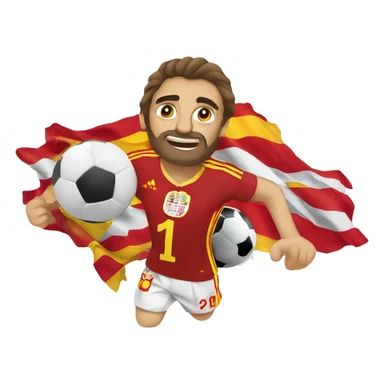 Spain get european football championship  sticker