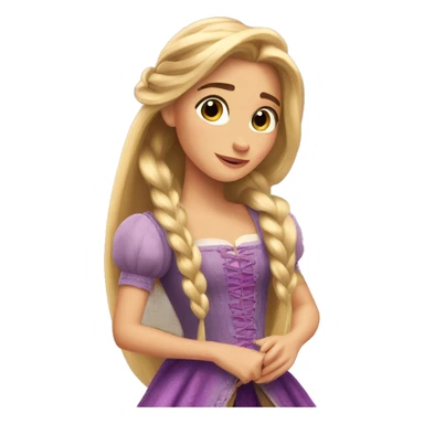 rapunzel sticker