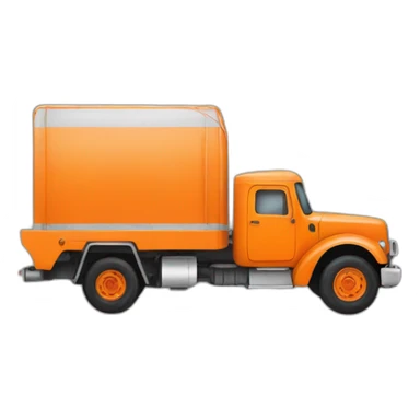Camion orange conduit par Jenna Ortega sticker