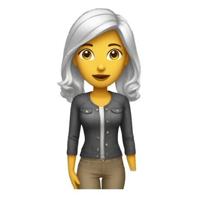 Designer interior woman sticker