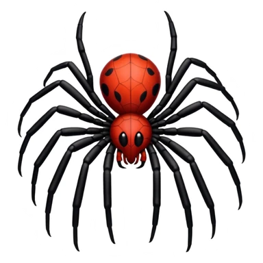animal aranha viuva sticker