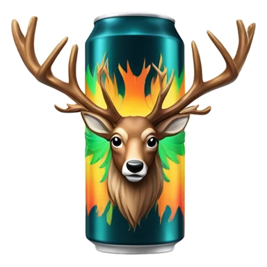 Flying stag energy Drink  sticker