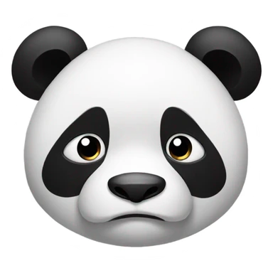 Sad panda missing big panda sticker