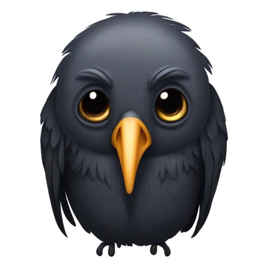 Sad Raven sticker