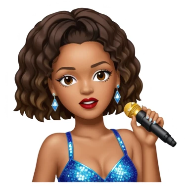 Rihanna singing sticker