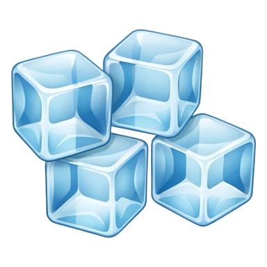 Ice cubes sticker