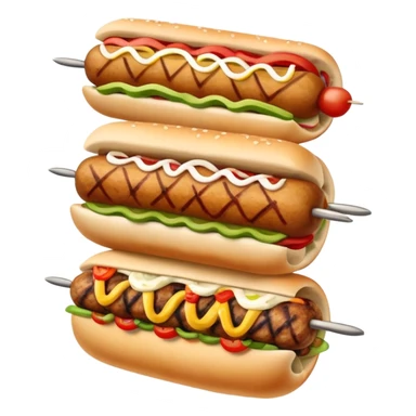 kebab dog sticker