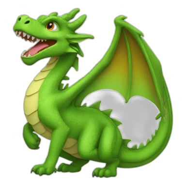 Dragon qui vole sticker