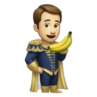 gay lord eating a banana sticker