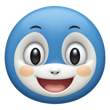 doremon cartoon real face sticker