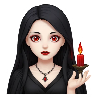 Female necromancer – Red eyes, black dress















 sticker