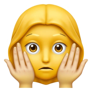 Visage jaune qui se frotte les mains avec un regard vicieux sticker