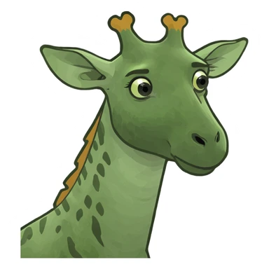 Giraffe sticker