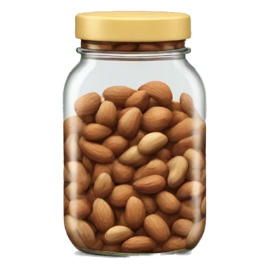 a single jar of nuts spread sticker