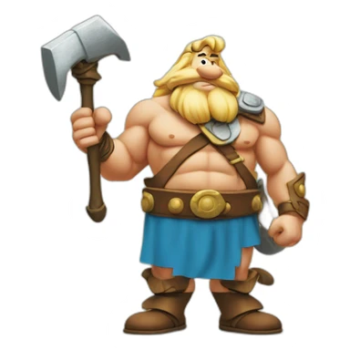 Asterix and Obelix Comics sticker