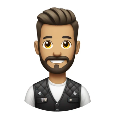 Tattooed barber sticker