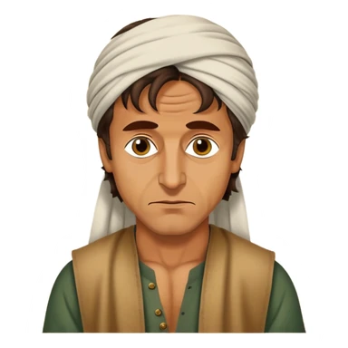 Make a emoji of ex pm of Pakistan Imran khan saying dialogue "bade khartnak log hain" in a beggar outfit sticker