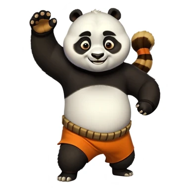 kung fu panda sticker