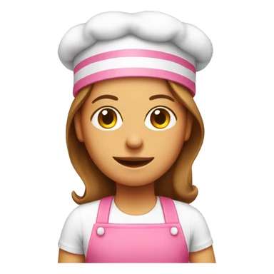 pink baking  sticker