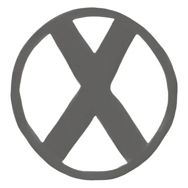 Sideways peace sign sticker