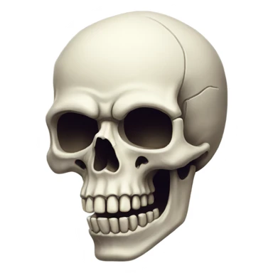 A really really cool skull sticker