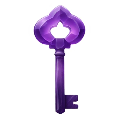 amethyst key sticker