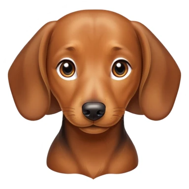 A daschund sticker