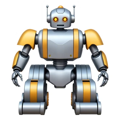 robot tractor sticker