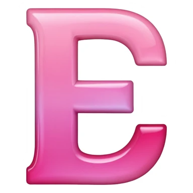 mix color pinks letter p sticker
