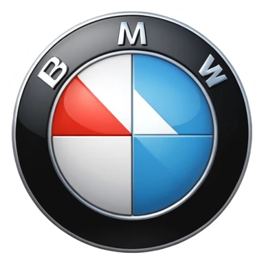 bmw logo icon sticker