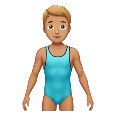 Un homme avec un maillot de bain pour femme sticker