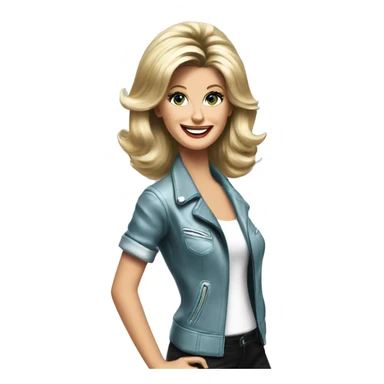 Grease Olivia newton sticker