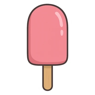pink popsicle sticker