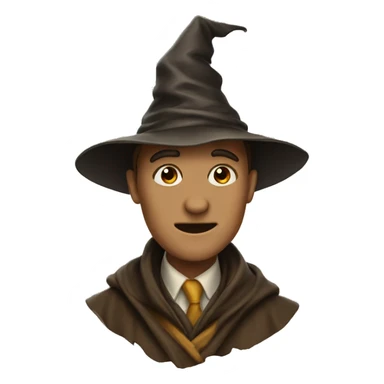 One sorting hat sticker