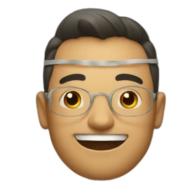 men celebration New year  sticker