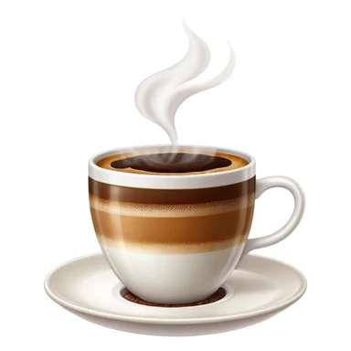 Cinematic Realistic Colombian Coffee Pop Culture Emoji, showcasing a steaming cup of rich, aromatic coffee that epitomizes Colombian culture rendered with detailed textures and warm, inviting lighting. sticker