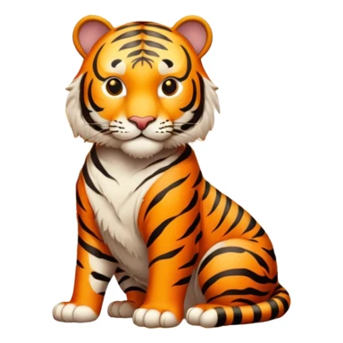 Chinese new year 老虎，我要有新年气氛的… 背景可以加屋子等吗 sticker