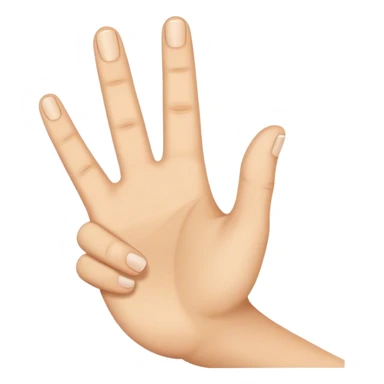 the sign for the letter T with one hand vertical and the other horizontal sticker