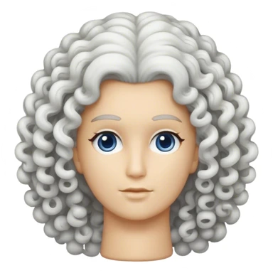 Powdered wig sticker