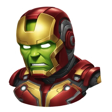 Ironman Hulk buster sticker