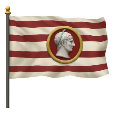 Creat the flag of the SPQR sticker