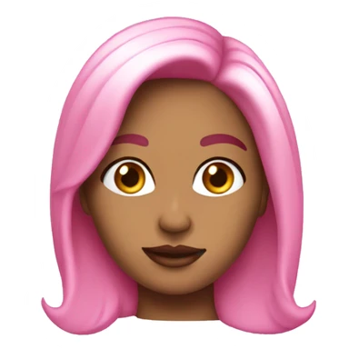Coquette emoji pink  sticker
