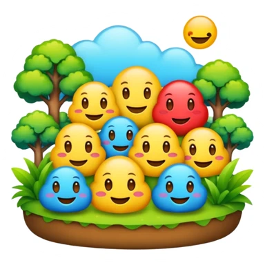 Create an emoji for an ecosystem day, for a VC firm, think fun event sticker