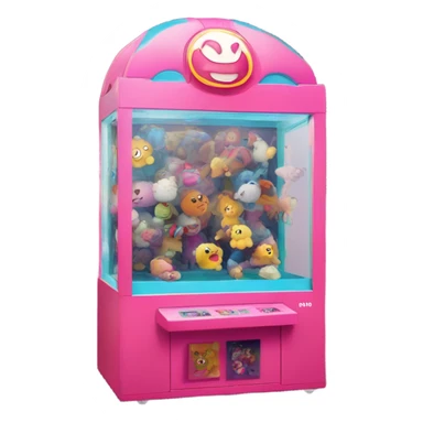 Claw machine sticker