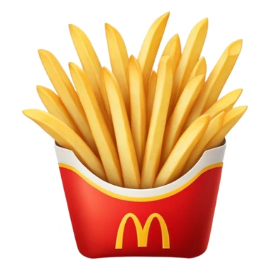McDonald's fries sticker