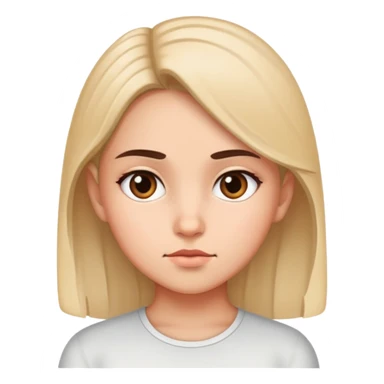 Girl side eyeing sticker