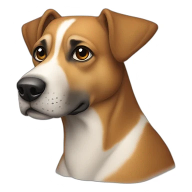 Perro bodeguero andaluz de perfil sticker