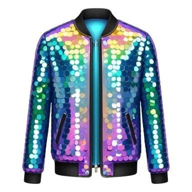 sparkling jacket sticker