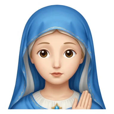 virgin mary sticker