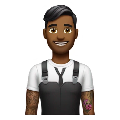 Make a gay T-Mobile worker with lots of tattoos  sticker